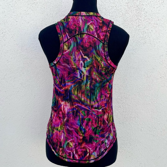 Lululemon High Neck Running and Training Hyper Flow Pink Tank Top S - Picture 2 of 11